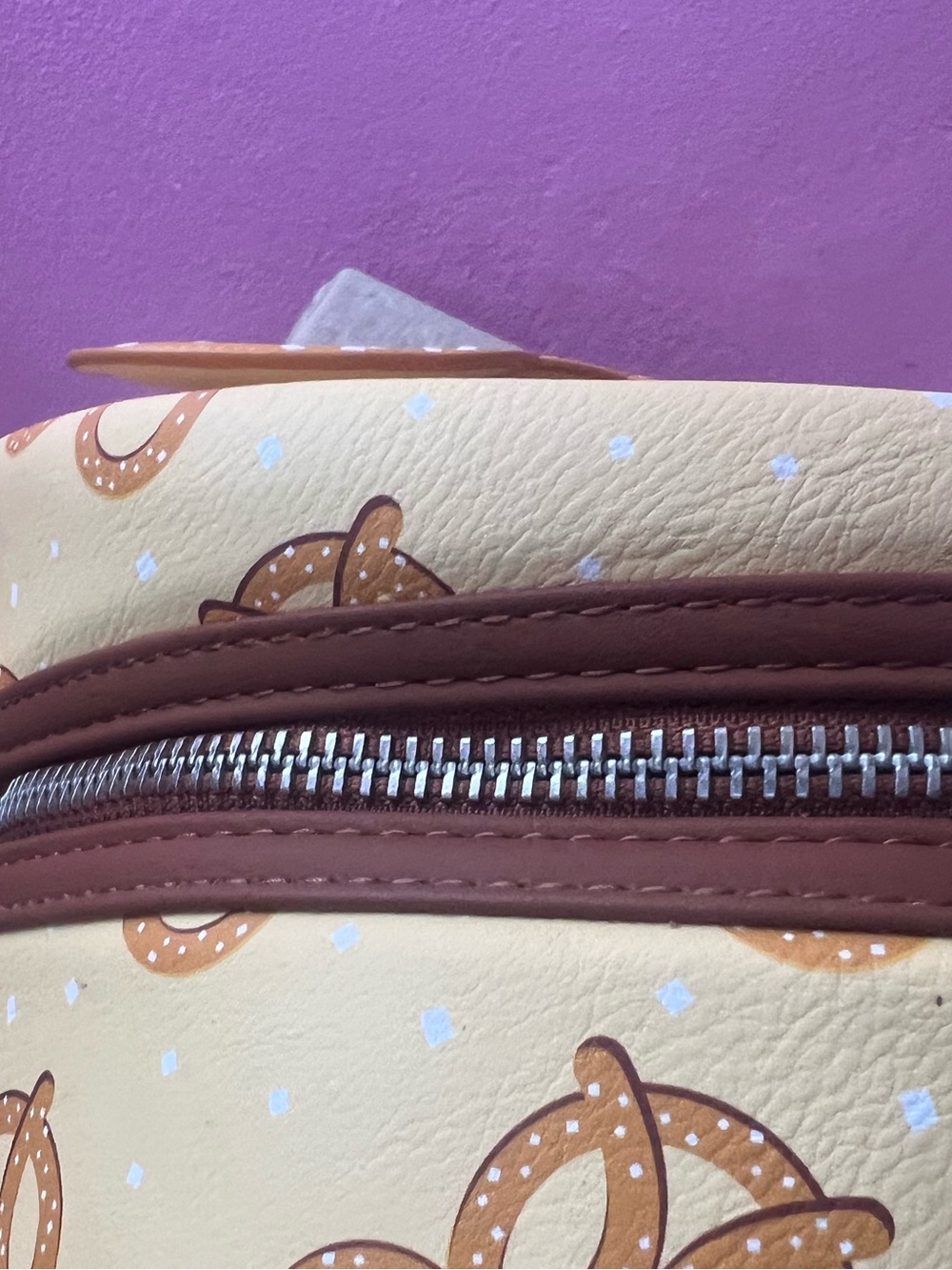 🥨 Loungefly Disney Pretzel Mini Backpack  Read Description - Picture 11 of 16